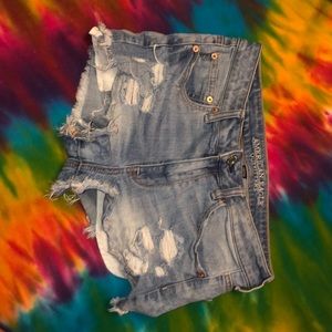 American eagle High waisted jean shorts
